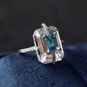 147【BETXEU】S925 blue ring adjustable 147【BETXEU】S925 blue ring adjustable