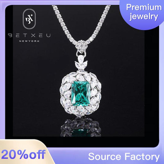 129【BETXEU】S925 necklace high carbon