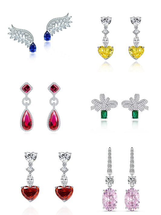 284 【BETXEU】2023 Dangling Earrings Bestselling Earring Collection S925
