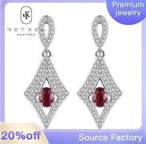 87【BETXEU】S925 White Go ld Plated Earrings Set with Vintage Burnt 87【BETXEU】S925 White Go ld Plated Earrings Set with Vintage Burnt