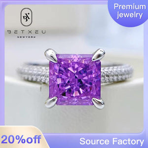 151【BETXEU】S925 ring high carbon Elegant 151【BETXEU】S925 ring high carbon Elegant