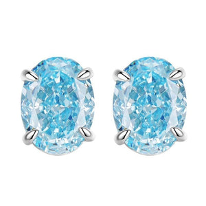 121【BETXEU】Blue S925 Earrings high carbon Daily 121【BETXEU】Blue S925 Earrings high carbon Daily
