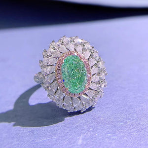 162【BETXEU】Celestial Cascade S925 Ring high carbon 162【BETXEU】Celestial Cascade S925 Ring high carbon