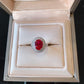 403  [BETXEU JEWELRY] Red Rose Waltz S925 Set