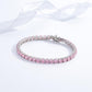 320 【BETXEU】 Pink Moissanite Tennis bracelet 50 Carats