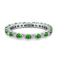 12 [BETXEU JEWELRY W] S925 High carbon Ring GREEN collection Daily