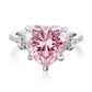 09 [BETXEU JEWELRY]  Pink S925 8A High carbon Ring collection
