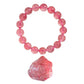 201 [BETXEU ] Strawberry crystal peach blossom stone bracelet