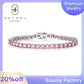 320 【BETXEU】 Pink Moissanite Tennis bracelet 50 Carats