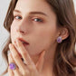 267【BETXEU】S925 Amethyst Purple ring /earrings