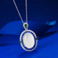 284【BETXEU JEWELRY】S925 necklace Elegant Snow White
