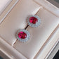403  [BETXEU JEWELRY] Red Rose Waltz S925 Set