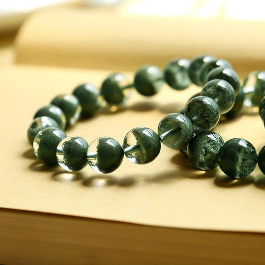 208 [BETXEU ] natural green ghost crystal bracelet