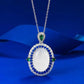284【BETXEU JEWELRY】S925 necklace Elegant Snow White