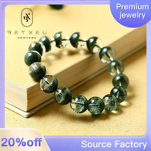 208 [BETXEU ] natural green ghost crystal bracelet
