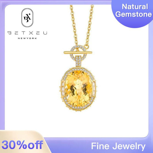 21【BETXEU】Collection of natural stone necklaces S925 necklace