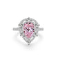 09 [BETXEU JEWELRY]  Pink S925 8A High carbon Ring collection