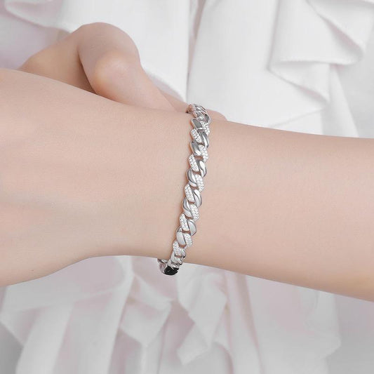 412 [BETXEU] Shimmering Stellar S925 Bangle