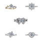 【BETXEU】1 carat moissanite Ring Daily