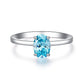16 [BETXEU JEWELRY] H04 BLUE ICECUTTING S925 8A High carbon Ring collection