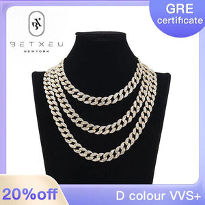 118【BETXEU】HIPHOP SPIRIT-Moissanite Cuban Chain