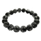 202 [BETXEU ] Black Hair Crystal Bracelet Men's and Women's Bracelet