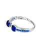 446 【BETXEU】Royal Blue Lucky Sugar S925 bangle and ring