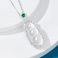 247 [BETXEU]  s925 White Ice Chalcedony Necklace