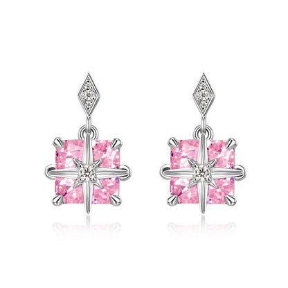 219 [BETXEU ]New Cross-border S925 Silver Square Earrings