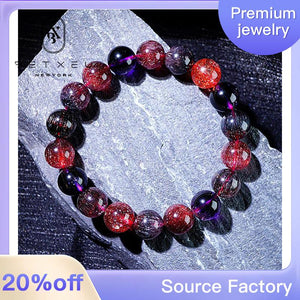 210 [BETXEU ] Natural Super Seven Crystal Bracelet