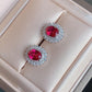 403  [BETXEU JEWELRY] Red Rose Waltz S925 Set