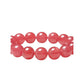 214 [BETXEU ] Natural Ice Species Red Stone Bracelet Argentine High Ice Through Bracelet
