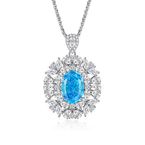 290 [BETXUE]High Carbon Jewelry Deluxe S925 Sterling Silver Necklace