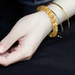 213[BETXEU ] brazilian blonde crystal bracelet men's yellow hair crystal citrine bracelet