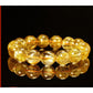 213[BETXEU ] brazilian blonde crystal bracelet men's yellow hair crystal citrine bracelet