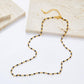 116【BETXEU】Vintage 925 Silver Necklace with Antique Textured Minimalist Layered Pendant