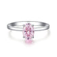 09 [BETXEU JEWELRY]  Pink S925 8A High carbon Ring collection