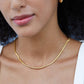 116【BETXEU】Vintage 925 Silver Necklace with Antique Textured Minimalist Layered Pendant