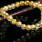 213[BETXEU ] brazilian blonde crystal bracelet men's yellow hair crystal citrine bracelet