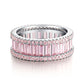 09 [BETXEU JEWELRY]  Pink S925 8A High carbon Ring collection
