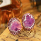 267【BETXEU】S925 Amethyst Purple ring /earrings