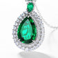 164【BETXEU】S925 green necklace Elegant